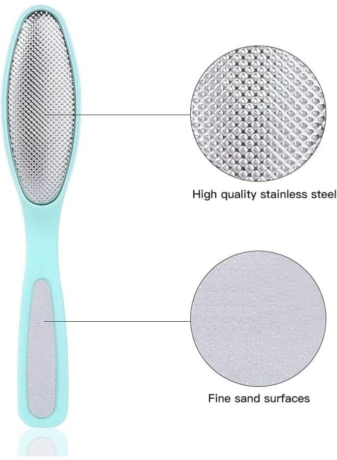 مجموعة متعددة الاستخدامات للعناية بالأظافر والقدمين مكونة من 4 قطع - مبرد للقدمين لعلاج تشققات الكعبين، مبرد للأظافر، مزيل للجلد الميت، وملمع - Image 2